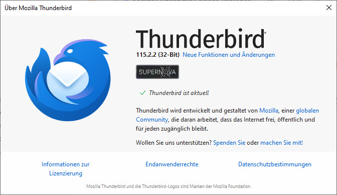 Splash Screen vom Thunderbird15